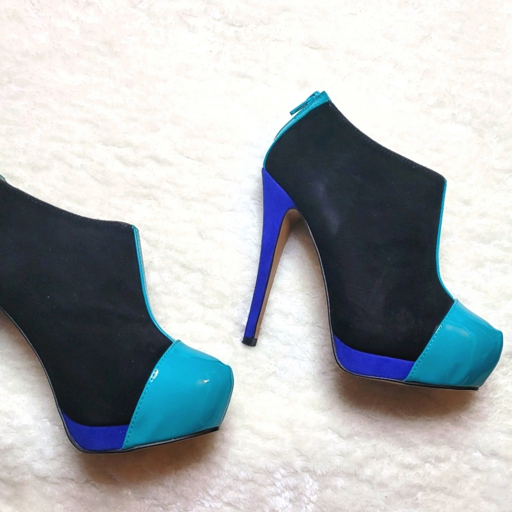 Also Colorblock Booties